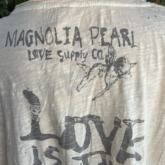 NWT🦌🦋🐦Magnolia Pearl💯Cotton Frolic Tee in One Size Fits Most - Picture 11 of 13